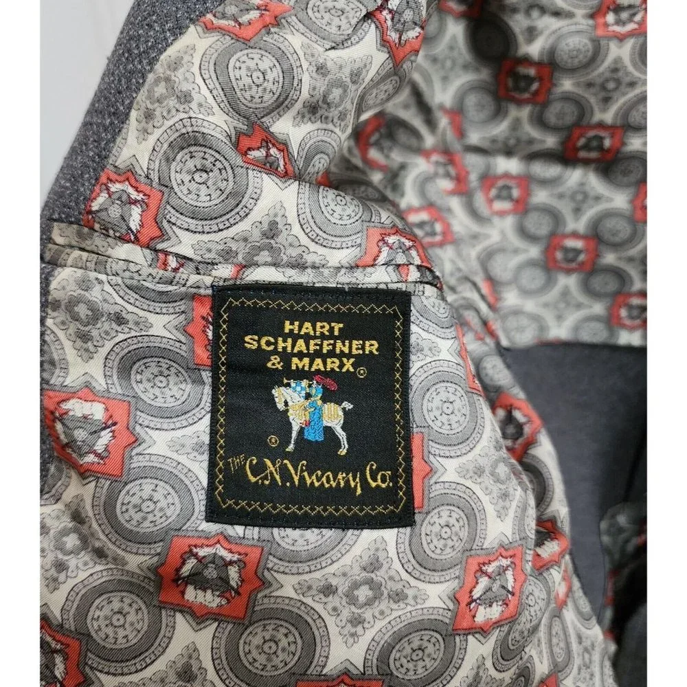 VTG Hart Schaffner Marx Jack‎ Nicklaus Blazer Jacket Union Made Muirfield Cloth